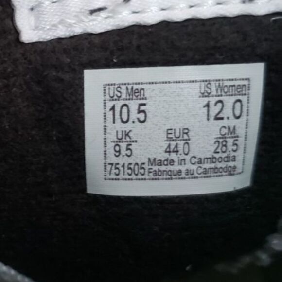 Vans Old Skool SK8 Hi Black White Men\'s Size 10.5 Suede High Top Sneakers Shoes